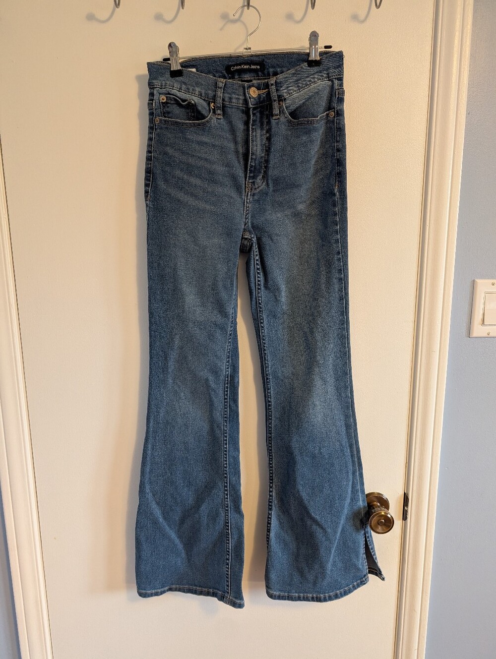 Calvin Klein Super High-rise Flare Jeans Size 26